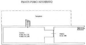 PORTACOMARO VILLA CON 2500 CIRCA DI TERRENO