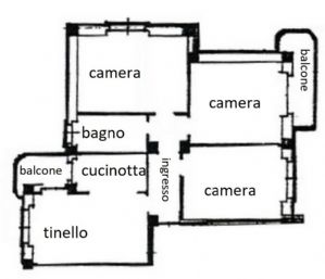 Piccola palazzina signorile - Quadrilocale ristrututrato