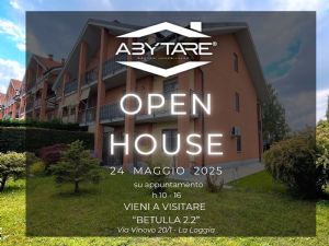 OPEN HOUSE 
SABATO 24 MAGGIO H 10-16
PRENOTA IL TU...