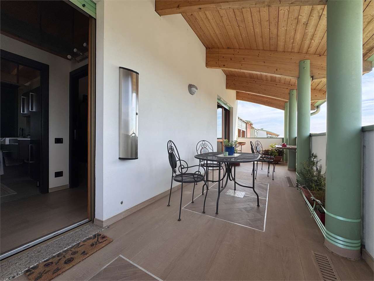 Attico dal design unico con terrazza panoramica