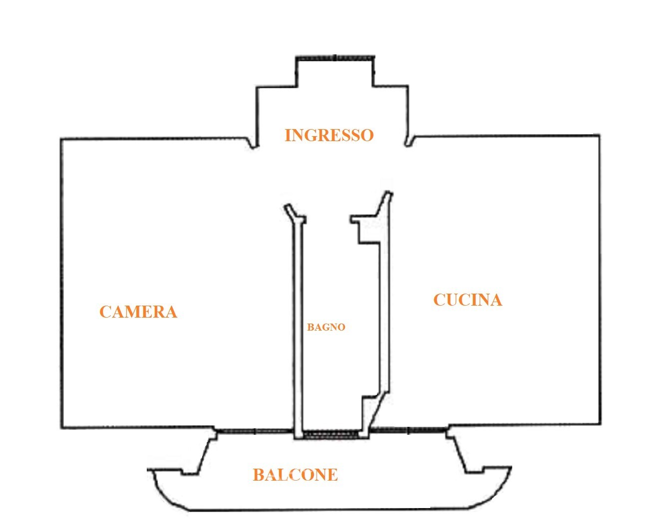 BILOCALE RISTRUTTURATO E ARREDATO A NUOVO !