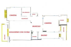 APPARTAMENTO RISTRUTTURATO CON DOPPI SERVIZI !