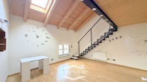 Loft con soppalco in palazzo storico a Carignano