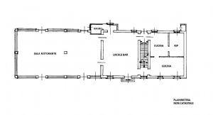 Immobile indipendente con attivita' di ristorazione e abitazione