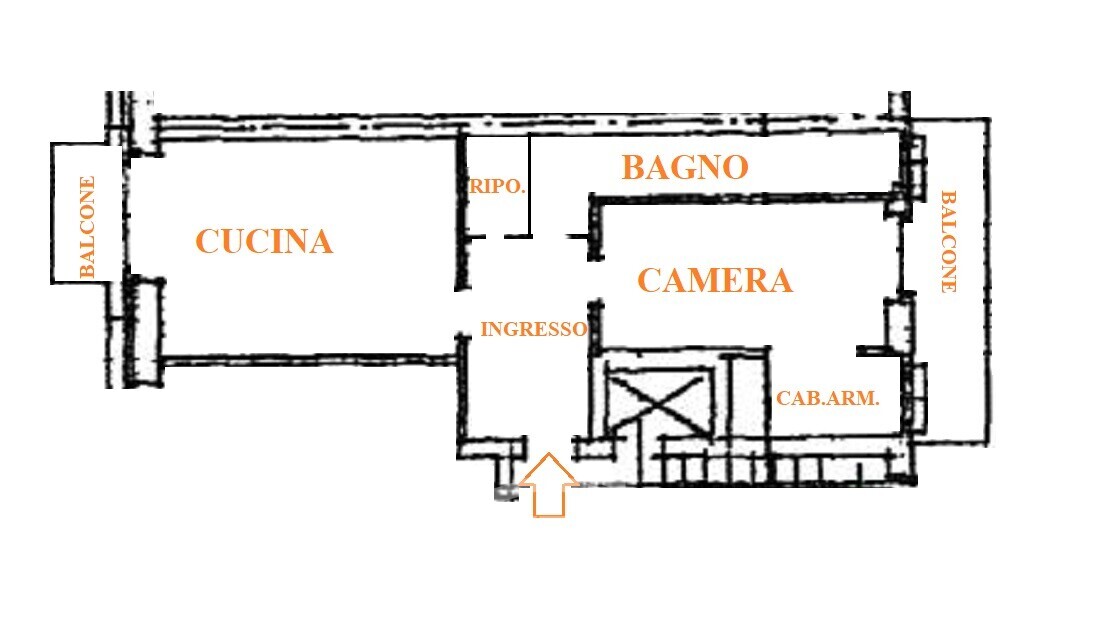 BILOCALE TOTALMENTE  RISTRUTTURATO CON ARREDO INCL...