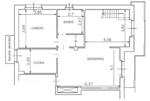 NORD ULTIMO PIANO CON MANSARDA ABITABILE E RISCALDAMENTO AUTONOMO