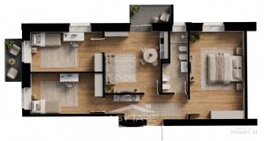 QUADRILOCALE VOLENDO ARREDATO