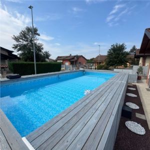 ASTI PALUCCO PORZIONE DI VILLA BIFAMILIARE CON PISCINA